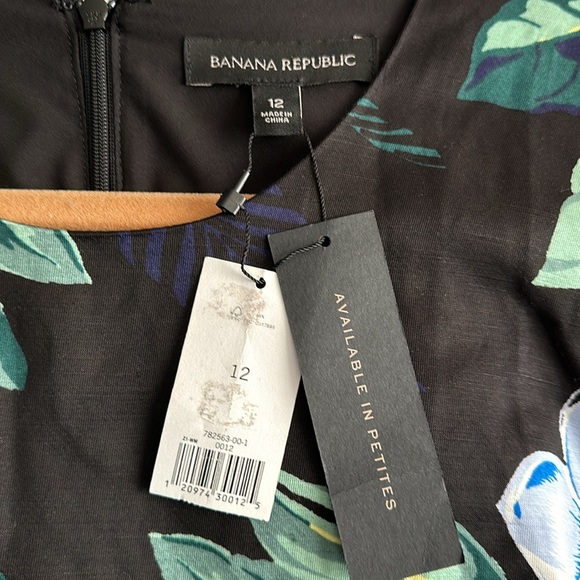 Banana Republic Floral Dress NWT size 12 - Picture 5 of 5